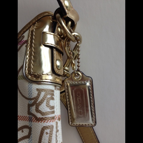 COACH Tattarsall graffiti hobo shoulder  and cross body bag - Picture 3 of 5